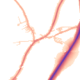 Daytime road noise heatmap for BB7 4AW
