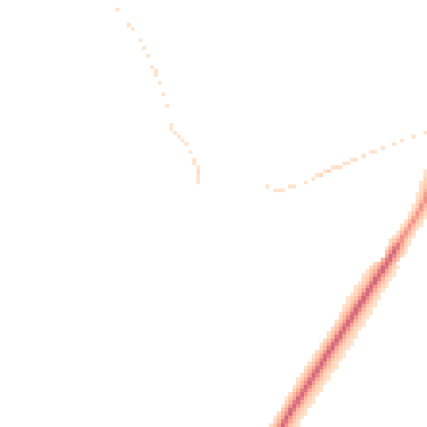 Night-time road noise heatmap for BB7 4BH