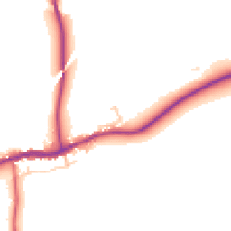 Daytime road noise heatmap for BB7 4DQ