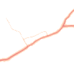 Daytime road noise heatmap for BB7 4EN