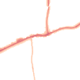 Night-time road noise heatmap for BB7 4EW