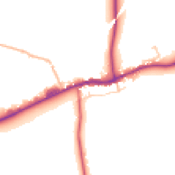 Daytime road noise heatmap for BB7 4EZ