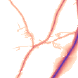 Daytime road noise heatmap for BB7 4GA