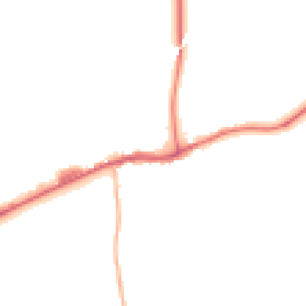 Night-time road noise heatmap for BB7 4HF
