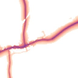 Daytime road noise heatmap for BB7 4HN