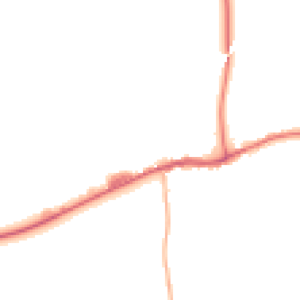 Night-time road noise heatmap for BB7 4HT