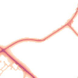Daytime road noise heatmap for BB7 4JX