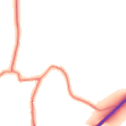Daytime road noise heatmap for BB7 4LF