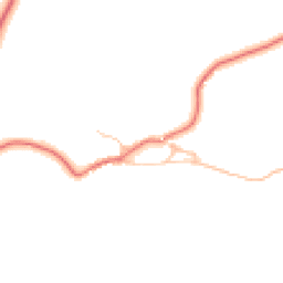 Daytime road noise heatmap for BB7 4NS