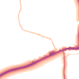 Daytime road noise heatmap for BB7 4PR