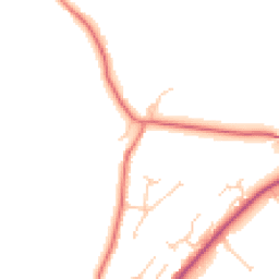 Daytime road noise heatmap for BB7 4PZ