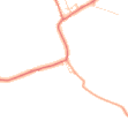 Daytime road noise heatmap for BB7 4QN