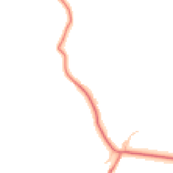Daytime road noise heatmap for BB7 4QQ