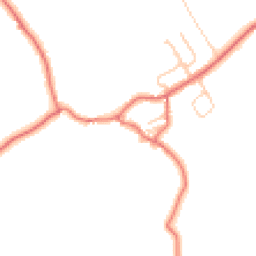 Daytime road noise heatmap for BB7 4SS