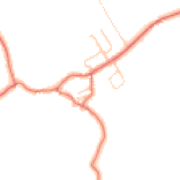 Daytime road noise heatmap for BB7 4SW