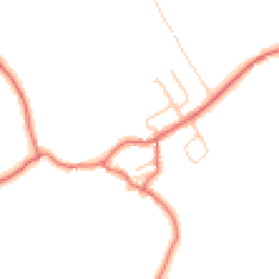 Daytime road noise heatmap for BB7 4TD