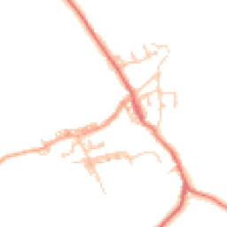 Daytime road noise heatmap for BB7 9DZ