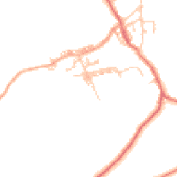 Daytime road noise heatmap for BB7 9ED