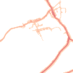 Daytime road noise heatmap for BB7 9EF