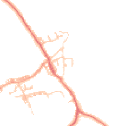 Daytime road noise heatmap for BB7 9EP