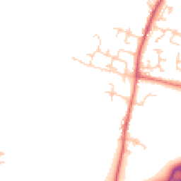 Daytime road noise heatmap for BB7 9ER