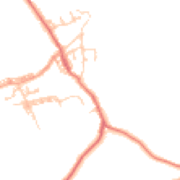 Daytime road noise heatmap for BB7 9EU