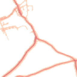 Daytime road noise heatmap for BB7 9EZ