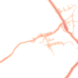 Daytime road noise heatmap for BB7 9FJ