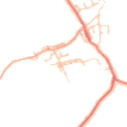 Daytime road noise heatmap for BB7 9FX