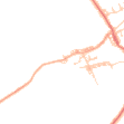 Daytime road noise heatmap for BB7 9GY