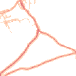 Daytime road noise heatmap for BB7 9HA