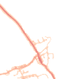 Daytime road noise heatmap for BB7 9HG