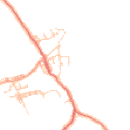 Daytime road noise heatmap for BB7 9HT