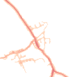 Daytime road noise heatmap for BB7 9HU
