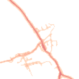 Daytime road noise heatmap for BB7 9HX