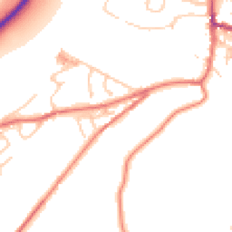 Daytime road noise heatmap for BB7 9JD