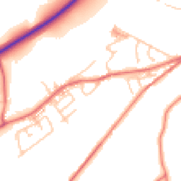 Daytime road noise heatmap for BB7 9NQ