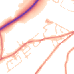 Daytime road noise heatmap for BB7 9PD