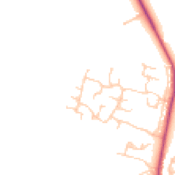 Daytime road noise heatmap for BB7 9RA