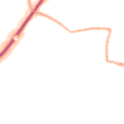 Night-time road noise heatmap for BB7 9TN