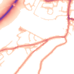 Daytime road noise heatmap for BB7 9TS