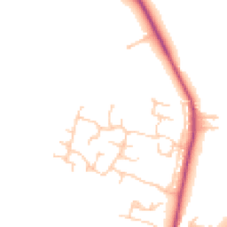 Daytime road noise heatmap for BB7 9UL