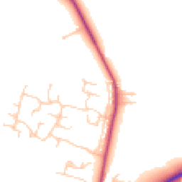 Daytime road noise heatmap for BB7 9UT