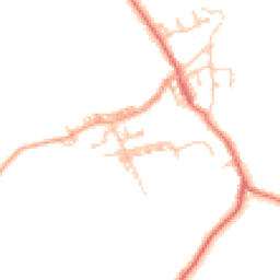 Daytime road noise heatmap for BB7 9UY