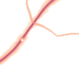 Night-time road noise heatmap for BB7 9YL