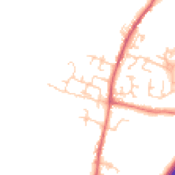 Daytime road noise heatmap for BB7 9ZL
