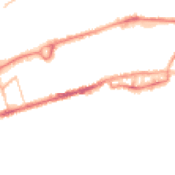 Night-time road noise heatmap for BB8 0AA