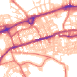 Daytime road noise heatmap for BB8 0AD