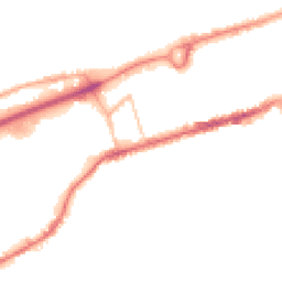 Night-time road noise heatmap for BB8 0AG