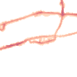 Night-time road noise heatmap for BB8 0AS